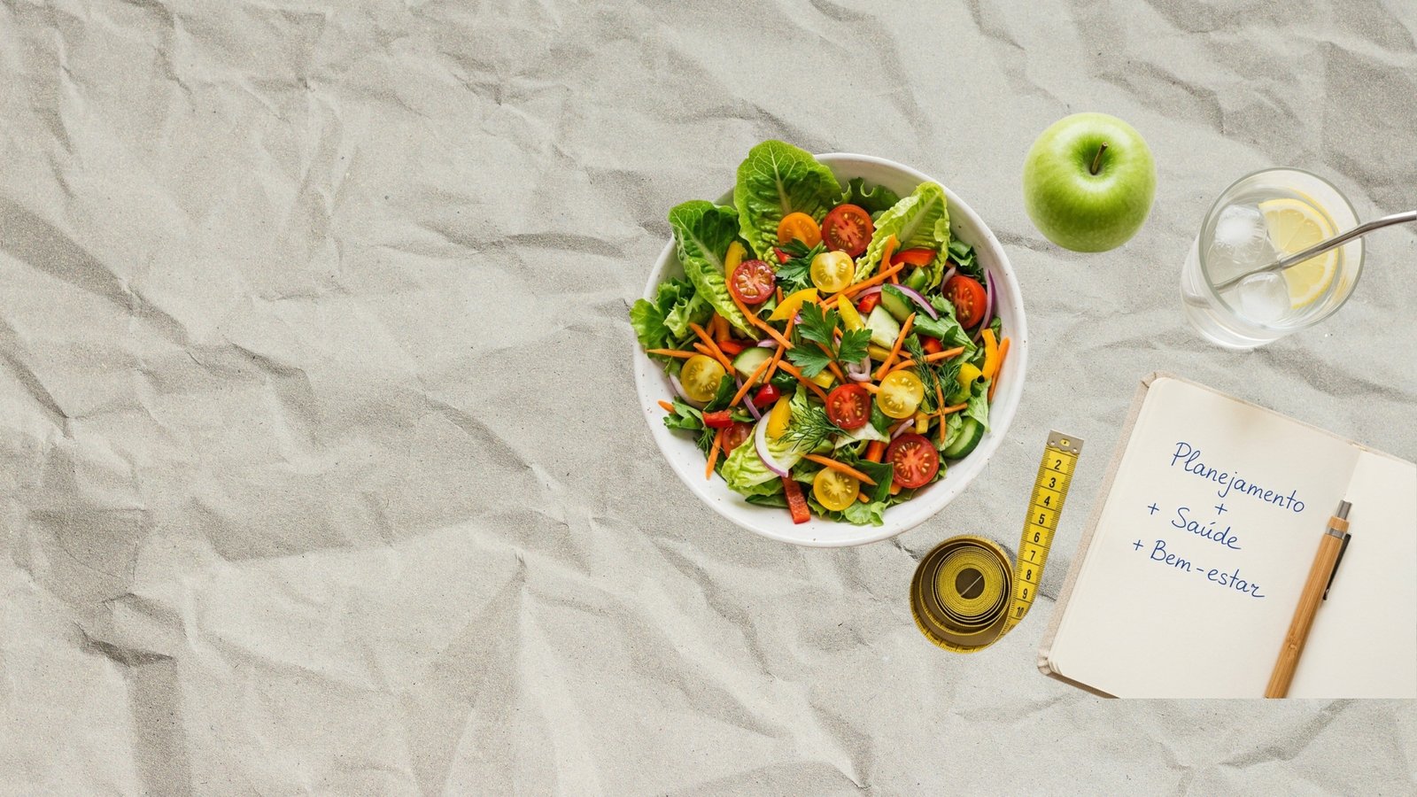 Alimentos saudáveis e frescos